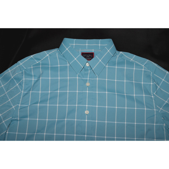 UNTUCKit Men's Long Sleeve Button Front Shirt Size Large - Picture 4 of 8